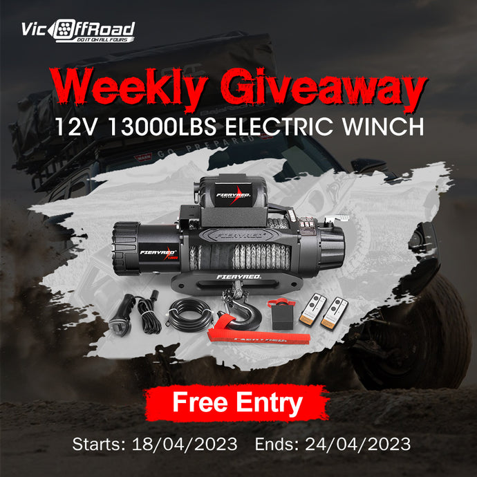 The 9th Weekly Giveaway & Winner - 12V 13000LBS Electric Winch