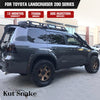 Kut Snake Flares for Toyota Landcruiser 200 Series ABS