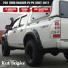 Kut Snake Flares For Ford Ranger PJ PK 2007-2011 ABS Full Set